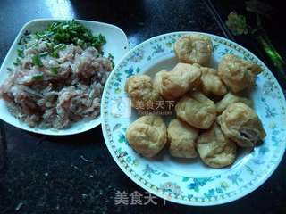 蒸粉丝酿豆腐的做法步骤：5