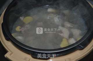 农家羊肉汤的做法步骤:6