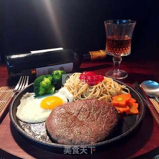 铁板牛排套餐的做法步骤:9
