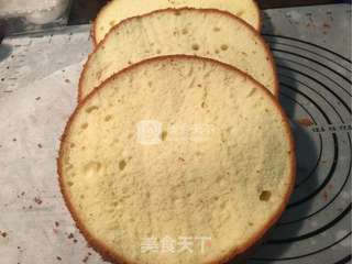 奶油水果蛋糕的做法步骤:14