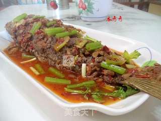 豆瓣酱烧鲤鱼的做法步骤:17