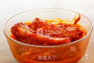 韩式芝士排骨一厨作铸铁锅版的做法步骤:2