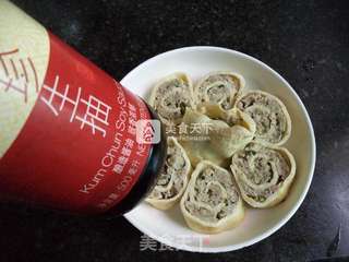 豆腐肉卷的做法步骤：15