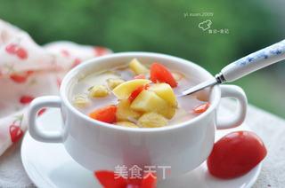 薯圆水果甜汤的做法步骤:11