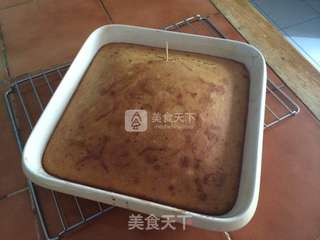 翻转香蕉蔓越莓蛋糕的做法步骤:13