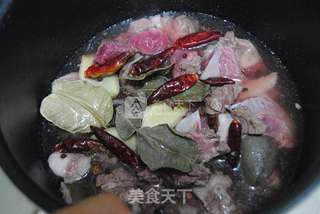 小炖羊排的做法步骤:6