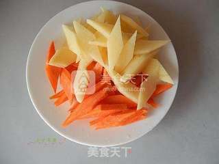 干锅年糕肉片的做法步骤:3
