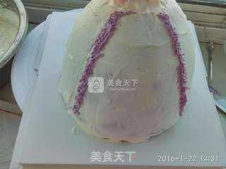 芭比娃娃蛋糕的做法步骤:20