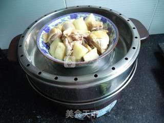 土豆三黄鸡的做法步骤：9