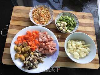 荷香八宝糯米鸡的做法步骤:3