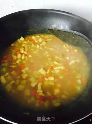 咖喱鸡丁饭的做法步骤:7