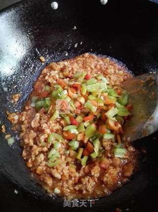 蒜香肉末烤茄子的做法步骤:7