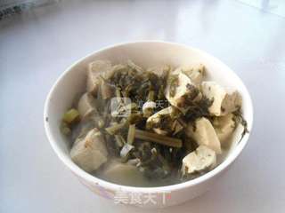 冻豆腐雪里蕻的做法步骤：7