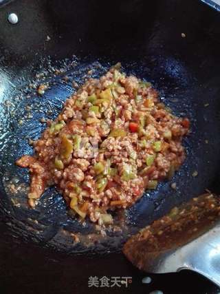 蒜香肉末烤茄子的做法步骤:8