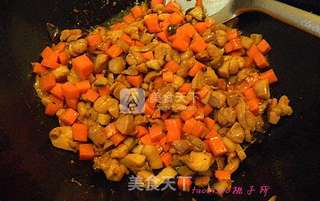 香菇鸡肉饭的做法步骤:7