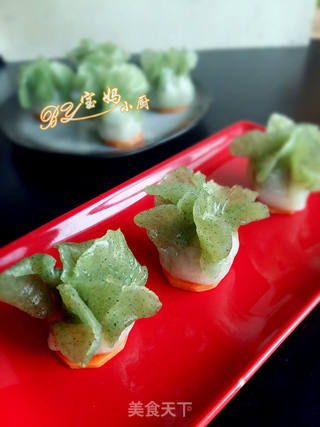 翡翠白菜饺的做法步骤:23