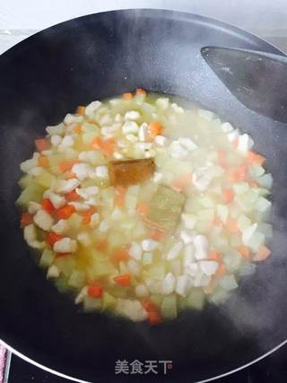 咖喱鸡丁饭的做法步骤:6