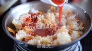 5分钟韩式泡菜炒饭的做法步骤:4