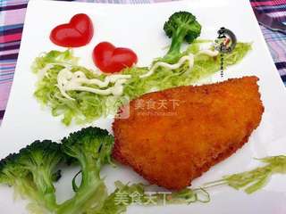酥香猪排的做法步骤:11