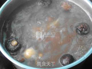栗子香菇红豆鸡汤的做法步骤:5
