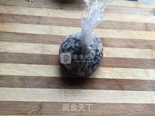 双米牛肉粢饭团的做法步骤:7