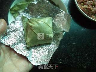 香烤荷叶肉丸--烤箱版的做法步骤:5