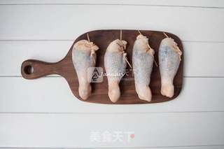 鸡腿包黑米的做法步骤:7