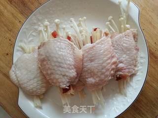 蜜汁果香鸡翅的做法步骤:8