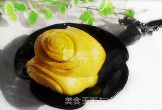 早餐主食之——奶香南瓜花卷的做法步骤:13