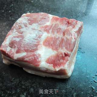 香烤米粉肉--烤箱版的做法步骤：1