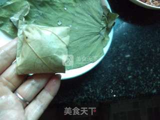 香烤荷叶肉丸--烤箱版的做法步骤：4