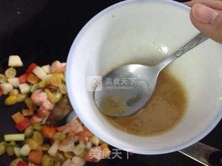 白果炒虾仁的做法步骤:10