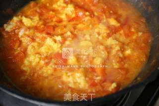 鲜虾番茄疙瘩汤的做法步骤:6
