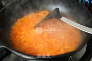 鲜虾番茄疙瘩汤的做法步骤:5
