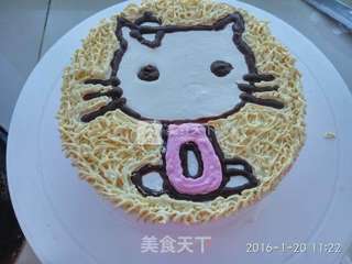 凯特猫蛋糕的做法步骤:19