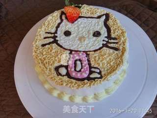 凯特猫蛋糕的做法步骤:21
