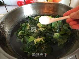 蚝油香菇菜心的做法步骤:4