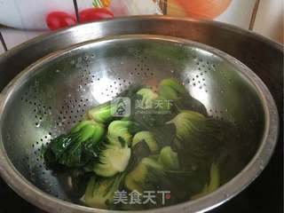 蚝油香菇菜心的做法步骤:5