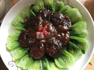 蚝油香菇菜心的做法步骤:12