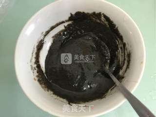 贝壳黑芝麻花卷的做法步骤:5
