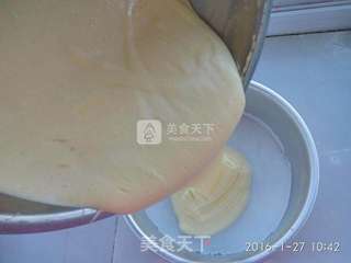 八寸戚风蛋糕的做法步骤:16