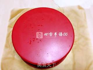 红丝绒印花轻芝士蛋糕的做法步骤:20