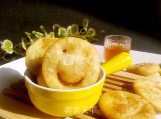 午后茶点——眯眯笑地瓜饼的做法步骤:9