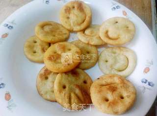 午后茶点——眯眯笑地瓜饼的做法步骤:8
