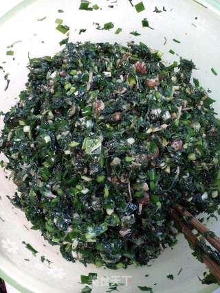 荠菜盒子的做法步骤:5