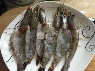 芝士焗大虾的做法步骤:4