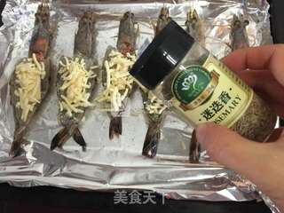 芝士焗大虾的做法步骤:9