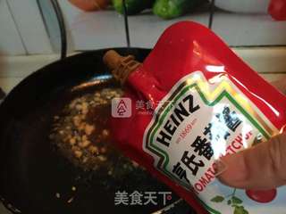茄汁大虾的做法步骤:8