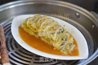 白菜包包的做法步骤:9