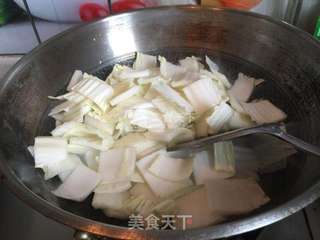 糖醋面筋白菜的做法步骤:4